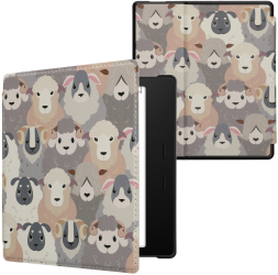 Husa Kwmobile pentru Amazon Kindle Oasis 10 Multicolor Piele ecologica KWM000010AE056C 