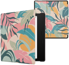 Husa Kwmobile pentru Amazon Kindle Oasis 10 Multicolor Piele ecologica KWM000010AE062C 
