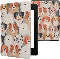 Husa Kwmobile pentru Amazon Kindle Paperwhite 11 Multicolor Piele ecologica KWM000017FL025C 