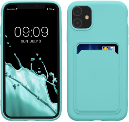 Husa Kwmobile pentru Apple iPhone 11 Verde deschis Silicon KWM0000134F014C 
