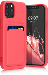 Husa Kwmobile pentru Apple iPhone 12/iPhone 12 Pro Roz Silicon KWM0000134D011C 