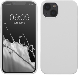 Husa Kwmobile pentru Apple iPhone 13 Alb Silicon KWM000013OV095C 