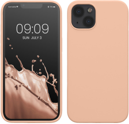 Husa Kwmobile pentru Apple iPhone 13 Crem Silicon KWM000013OV092C 