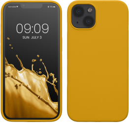 Husa Kwmobile pentru Apple iPhone 13 Galben Silicon KWM000013OV094C 