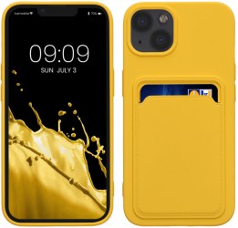 Husa Kwmobile pentru Apple iPhone 13 Galben Silicon KWM000013RD012C 