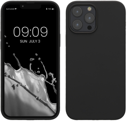 Husa Kwmobile pentru Apple iPhone 13 Pro Max Negru Silicon KWM000013OY046C 