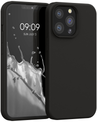 Husa Kwmobile pentru Apple iPhone 13 Pro Negru Silicon KWM000013OX049C 