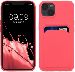 Husa Kwmobile pentru Apple iPhone 13 Roz Silicon KWM000013RD011C 
