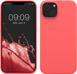 Husa Kwmobile pentru Apple iPhone 14 Roz Silicon KWM000016NI037C 