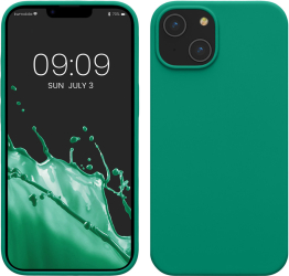 Husa Kwmobile pentru Apple iPhone 14 Verde Silicon KWM000016NI036C 
