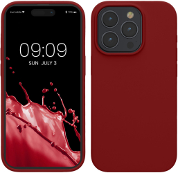 Husa Kwmobile pentru Apple iPhone 15 Pro Max Rosu inchis Silicon KWM000020CD014C 