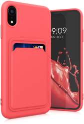Husa Kwmobile pentru Apple iPhone XR Roz Silicon KWM0000134H011C 
