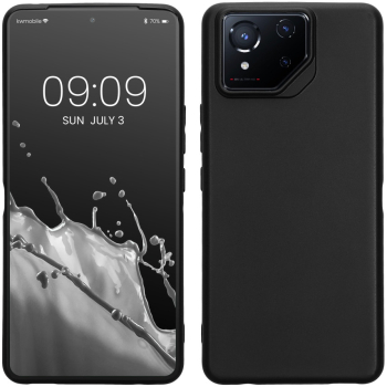 Husa Kwmobile pentru Asus ROG Phone 8 Negru Silicon KWM000022QJ001C 