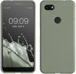 Husa Kwmobile pentru Google Pixel 3a XL Verde Silicon KWM0000118J006C 