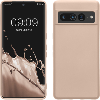 Husa Kwmobile pentru Google Pixel 7 Pro Crem Silicon KWM000020IN003C 