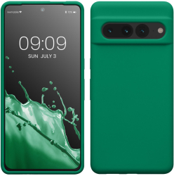 Husa Kwmobile pentru Google Pixel 7 Pro Verde Silicon KWM0000171J035C 