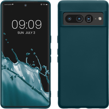 Husa Kwmobile pentru Google Pixel 7 Pro Verde Silicon KWM000020IN001C 