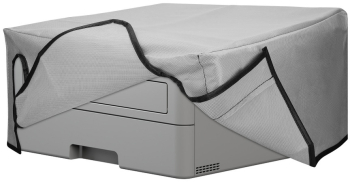 Husa Kwmobile pentru imprimanta Brother HL-L2375DW/HL-L2370DN/HL-L2350DW Gri deschis Textil KWM000009GF002C 