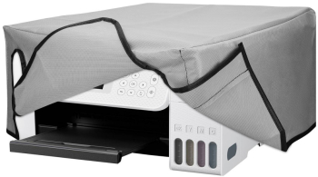 Husa Kwmobile pentru imprimanta Epson EcoTank ET-2826/EcoTank ET-2800 Gri deschis Textil KWM000018KT002C 