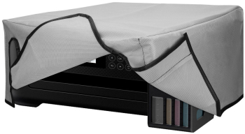 Husa Kwmobile pentru imprimanta Epson EcoTank ET-2856/EcoTank ET-2850 Gri deschis Textil KWM0000192C002C 