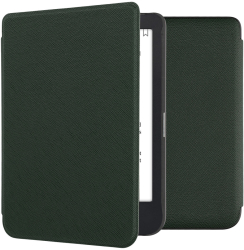 Husa Kwmobile pentru Kobo Clara 2E Verde inchis Piele ecologica KWM000017NS007C 