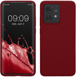 Husa Kwmobile pentru Motorola Edge 40 Neo Rosu inchis Silicon KWM000022NV003C 