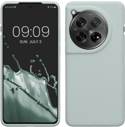 Husa Kwmobile pentru OnePlus 12 Verde deschis Silicon KWM000022QC004C 