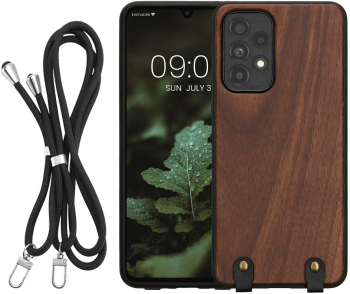 Husa Kwmobile pentru Samsung Galaxy A33 5G Maro Lemn KWM000021OF001C 