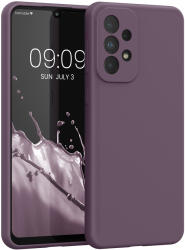 Husa Kwmobile pentru Samsung Galaxy A33 5G Mov inchis Silicon KWM000015GQ049C 