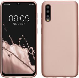 Husa Kwmobile pentru Samsung Galaxy A50 Roz Silicon KWM000009TA010C 
