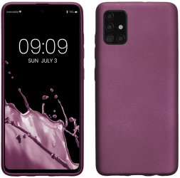 Husa Kwmobile pentru Samsung Galaxy A51 Mov Silicon KWM000010ZE015C 