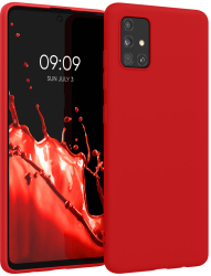 Husa Kwmobile pentru Samsung Galaxy A51 Rosu Silicon KWM000010YZ051C 