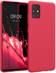 Husa Kwmobile pentru Samsung Galaxy A51 Roz Silicon KWM000010YZ047C 