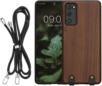 Husa Kwmobile pentru Samsung Galaxy S20 FE Maro Lemn KWM000021OA001C 