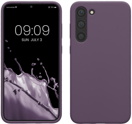 Husa Kwmobile pentru Samsung Galaxy S23 Plus Mov inchis Silicon KWM000017WC047C 