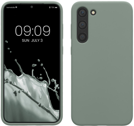 Husa Kwmobile pentru Samsung Galaxy S23 Plus Verde Silicon KWM000017WC048C 