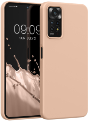 Husa Kwmobile pentru Xiaomi Redmi Note 11 Pro/Redmi Note 11 Pro 5G/Redmi Note 12 Pro Crem Silicon KWM0000151A060C 