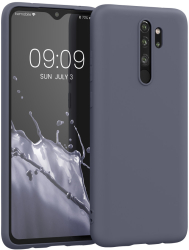 Husa Kwmobile pentru Xiaomi Redmi Note 8 Pro Albastru inchis Silicon KWM000010MT038C 