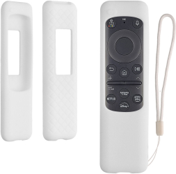 Husa Telecomanda Kwmobile pentru Samsung BN59-01432A/BN59-01432J/TM2360e Alb Silicon KWM000024XR002C 