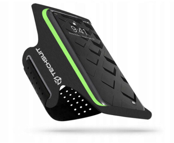 Husa telefon brat jogging 6.5Inch Velcro - Marmalis TH10 Negru/Verde 