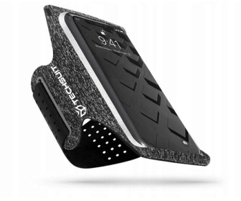 Husa telefon brat pentru jogging 6.5 Inch - Marmalis TH10 Gri/Alb 