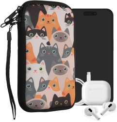 Husa Universala Kwmobile pentru telefon Marime L - 6.5 inch Multicolor Neopren KWM000007UJ138C 