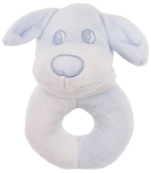 Jucarie zornaitoare catelus bleu Soft Touch 
