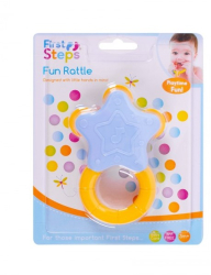 Jucarie zornaitoare in forma de stea bleu First Steps 