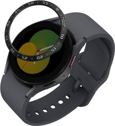Rama cadran Kwmobile pentru Samsung Galaxy Watch 5 Negru/Argintiu Aluminiu KWM0000258Z001C 