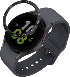 Rama cadran Kwmobile pentru Samsung Galaxy Watch 5 Negru/Argintiu Aluminiu KWM0000259A001C 