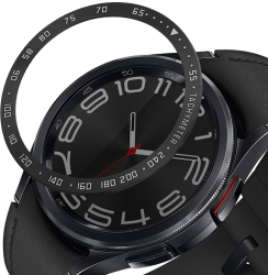 Rama cadran Kwmobile pentru Samsung Galaxy Watch 6 Classic Negru Aluminiu KWM0000259C001C