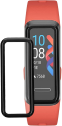 Set 2 Folii de protectie Kwmobile pentru Huawei Band 4 Transparent/Negru Polimer KWM000024VP001C 