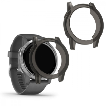 Set 2 Huse pentru Garmin Vivoactive 4 45 mm Silicon Negru 50939.02 
