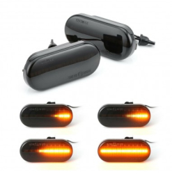 Set 2 Semnalizari Aripa LED fumurii Dinamice Ford Focus 2 C-Max Fusion Galaxy Fiesta 
